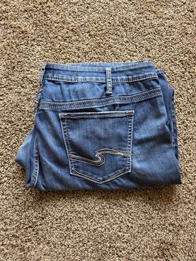 Silver Plus Size Classic Women's Midwash Blue Jeans